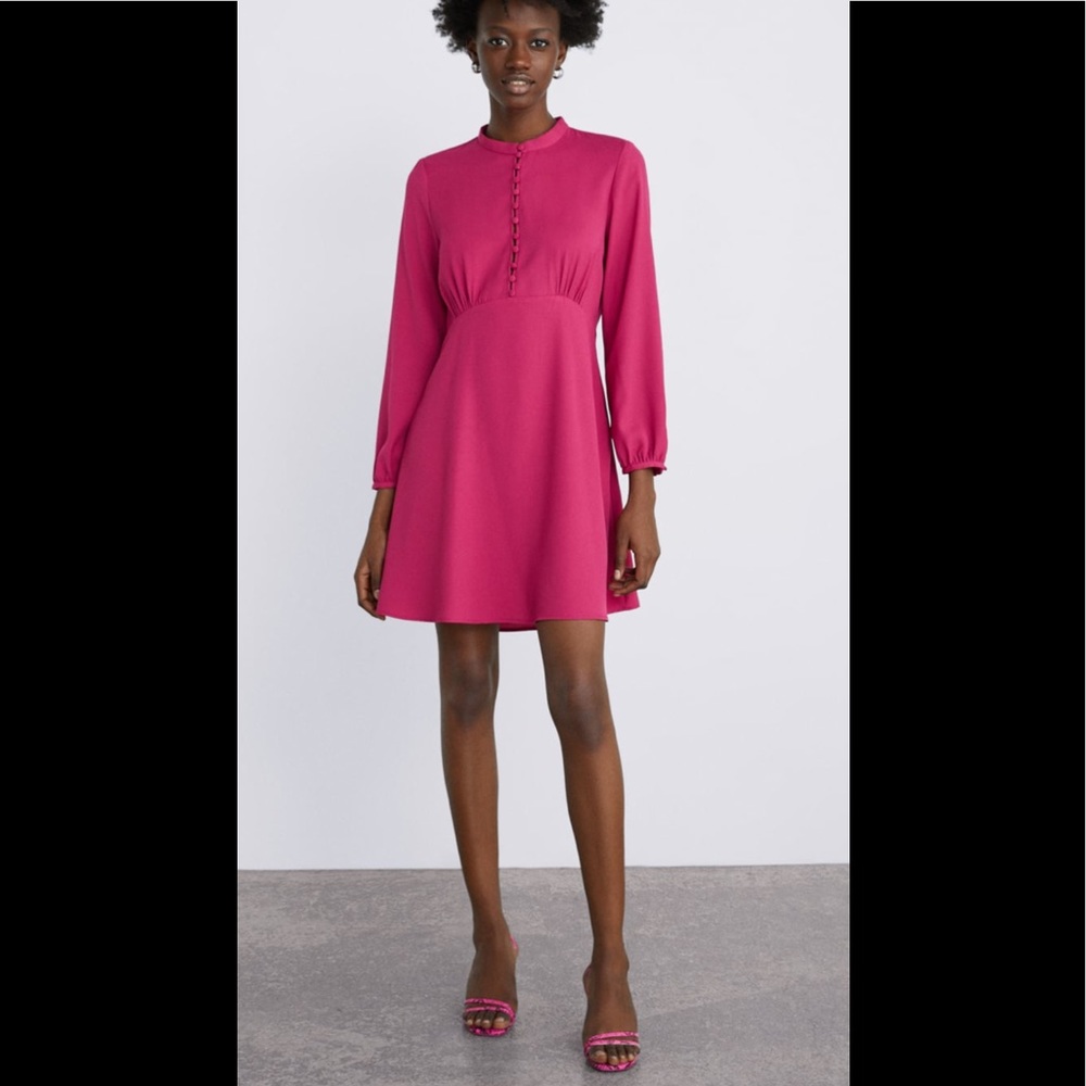 ZARA BUTTONED DRESS